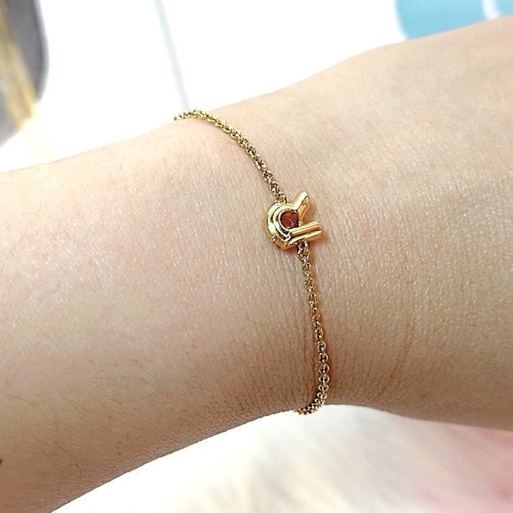 LOW START Louis Vuitton LV&ME Initial R Gold Tone Bracelet - Picture 7 of 9